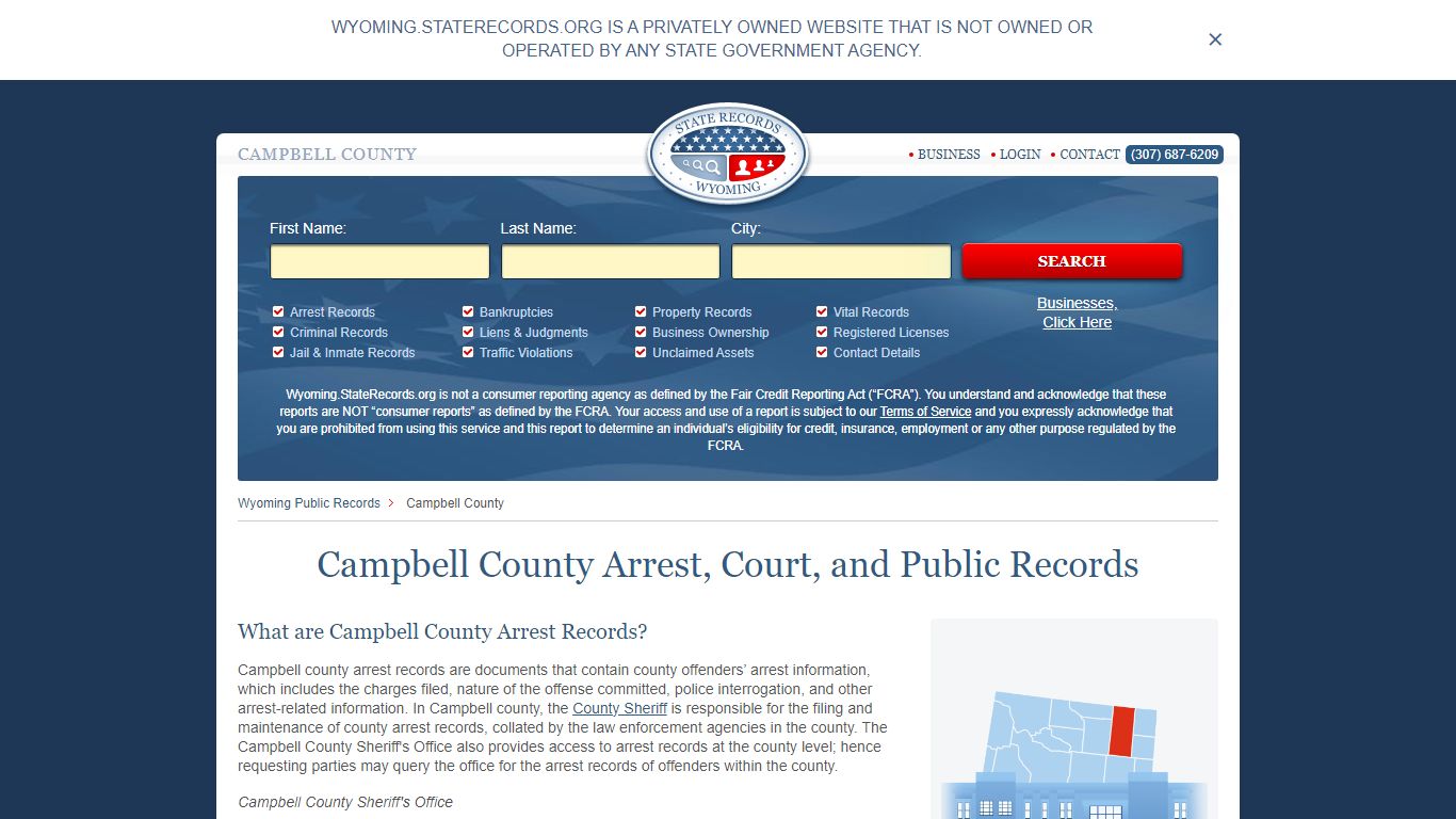 Campbell County Arrest, Court, and Public Records