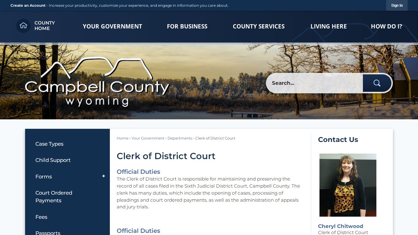 Clerk of District Court | Campbell County, WY - Official Website